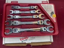 LTI Tools LT-975 SAE Flex-head Line Wrench Set
