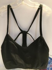 Dance Crop Top Black Camisole Adult Med