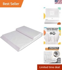 960 Sheets Bulk White Tissue Paper - 15" x 20" for Packing  Wrapping Needs