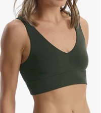 commando Women's Butter Comfy Bralette, Vine Green Size Small  6355