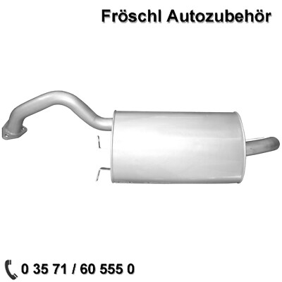 für Mitsubishi Galant 2,5 V6 24V 6A13 Endschalldämpfer Endtopf Auspuff Anlage i*