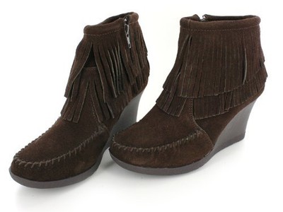 minnetonka wedge boots