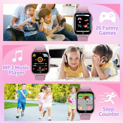 YEDASAH Dziecięcy Smartwatch Chłopcy Dziewczęta - Smartwatch HD Ekran dotykowy Came - Zdjęcie 5 z 10