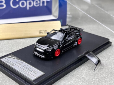 CR SH 1:64 Black  Copen  Convertible Sports Model Diecast Metal K Car