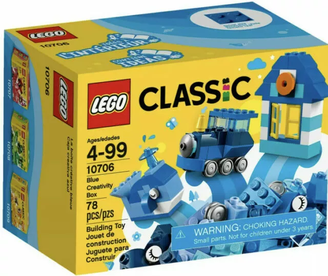 LEGO Classic 10709 Blue Creativity Box New Sealed 78 pcs. Ages 4 99 2017
