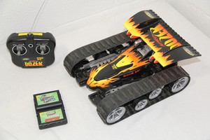 Vtg 49mhz Tyco RC Car Nitro Dozer 