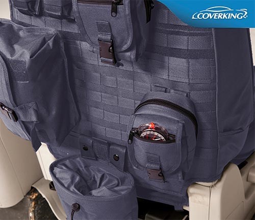 Coverking Custom Tactical Seat Covers Cordura Ballistic - Choose Color And Rows - Picture 11 of 15