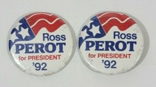 1992 Ross Perot Button
