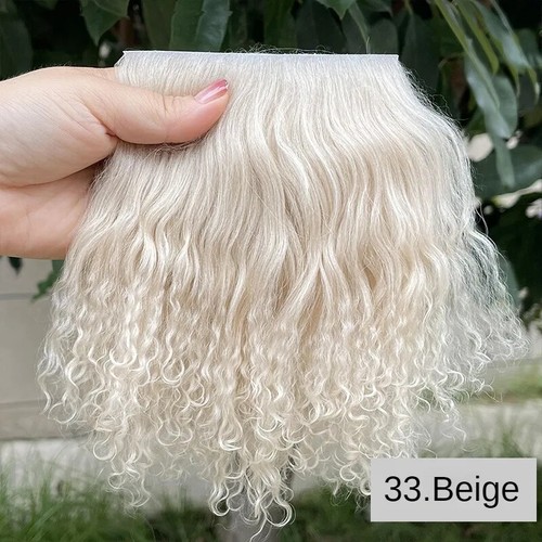 Reborn Doll Hair Repair Kit Thermal Safe Tibetan Mohair Curls Dye Styling Tools - 第 5/36 張圖片