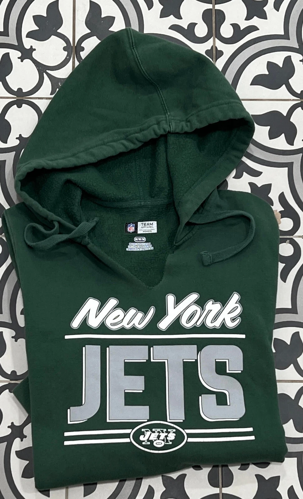 VETEMENTS Felpa con cappuccio pullover New York Jets donna NFL calcio media