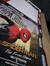Brand NEW Spiderman Far From Home Papa Johns Release Pizza Box Unused🔥🔥🔥