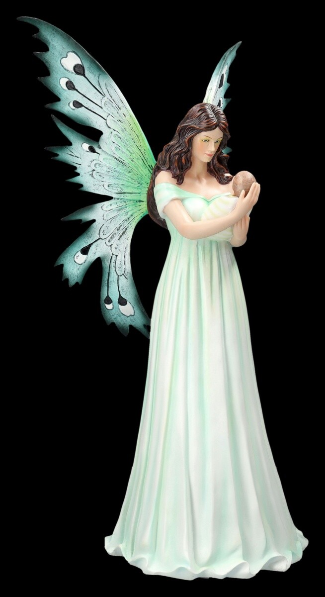 Elves Figurine - Nut Holds Loving You Baby - Fantasy Decor Mystical Decor Fee