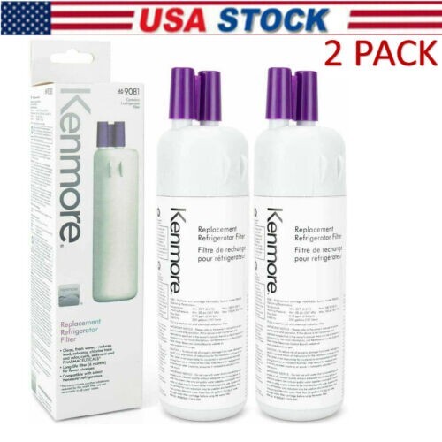 2 Pack 9081 Kenmore 469081 46-9930 Refrigerator &Water Filter New