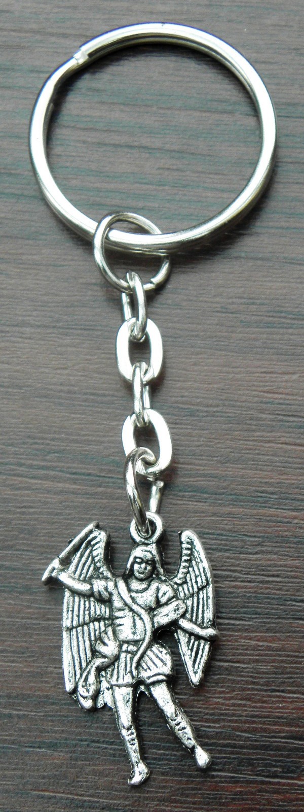 Archangel Michael Miguel Keyring Holy Religious Saint St Mîkhā'ēl Key