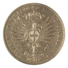 25 Centesimi 1902 SPL+ Vittorio Emanuele III Regno d'Italia