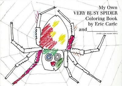 Eric Carle My Own Very Busy Spider Coloring Book (Paperback)