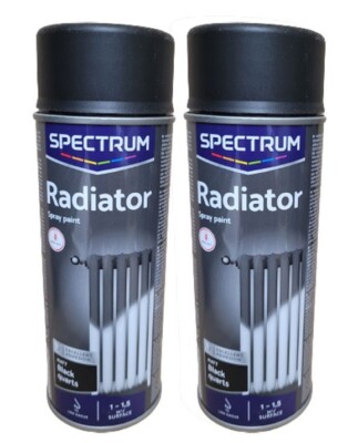 Heizkörper Sprühfarbe 400 Ml - Hitzebeständig Bis 110°C In Weiß Hochglanz Oder Schwarz Matt