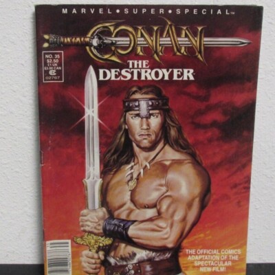 1984 Conan The Destroyer Marvel Super Special #35, 1st Printing