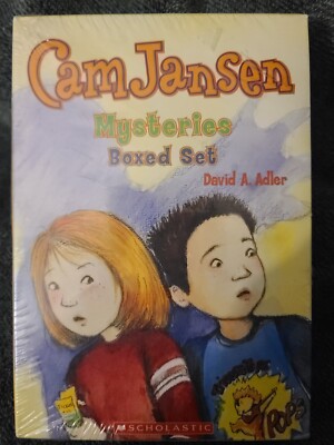 NEW Scholastic - CAM JANSEN MYSTERIES - BOXED SET of 8 Books - David A. Adler