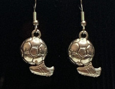 Soccer Earrings, Athletic Earrings, Football Earrings, Sports Earring, Gift Idea