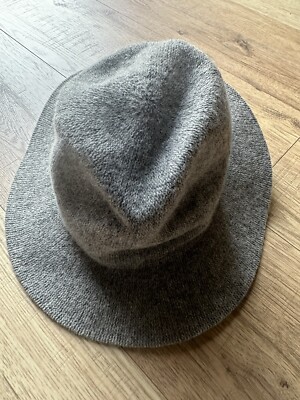 Anthropologie Grey Polyester Felt Rancher Hat Women display picture 2