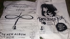 Deep Purple Alice Cooper 2017 Official Concert Plastic Bag New Unused Halloween