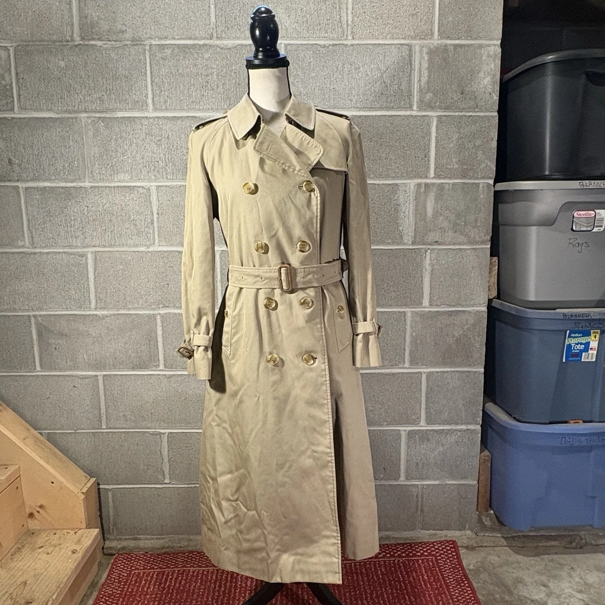 Vintage Burberry Trench Coat In Women's Coats & Jackets for sale