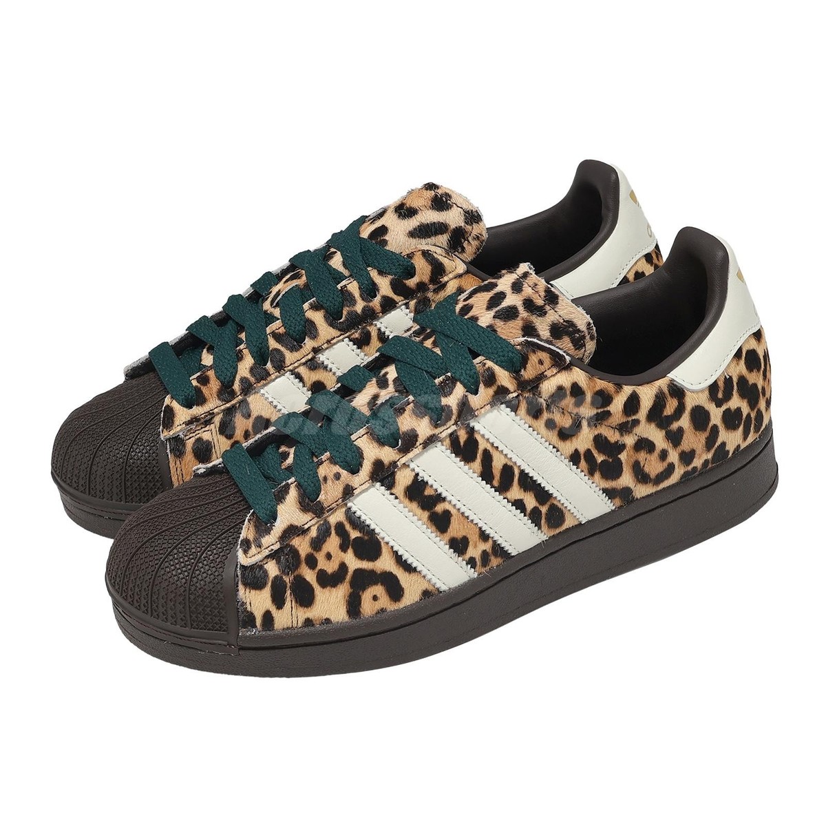 adidas Originals Superstar II 2 W Leopard Dark Brown Ivory Women