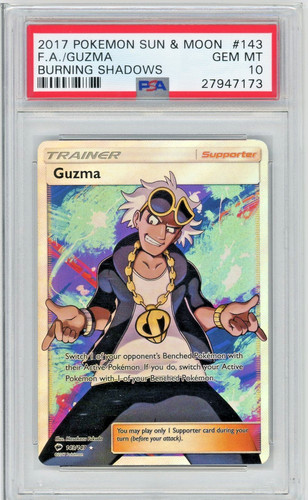 Guzma graded PSA 10 for sale on eBay