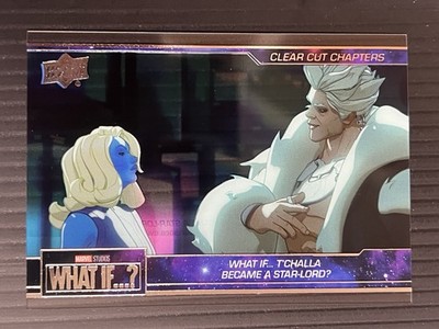 Upper Deck Marvel Studios What If...? Clear Cut Chapters T'Challa Card #14
