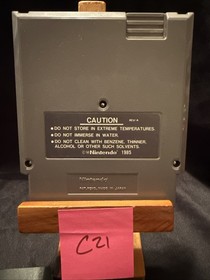 Snake's Revenge (Nintendo NES, 1990) AUTHENTIC Cartridge Only TESTED! EXCELLENT!