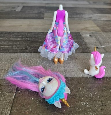 Royal Enchantimals Ambrose Unicorn Doll And Pet Bestie Glimmer Rare HTF