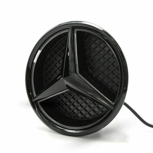 Black Star Grille Emblem Illuminated LED Light For 2013-2018 W176 W205 W212 CLA - Picture 4 of 6