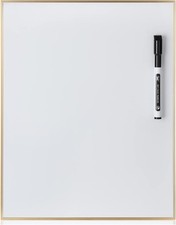 Small Dry Erase Board, 11x14 Inches, Whiteboard with Black Dry Erase Marker