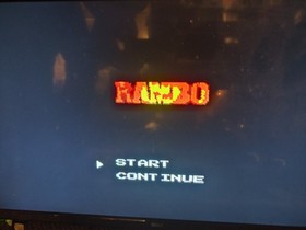 Rambo Nintendo NES Game Cartridge Tested 