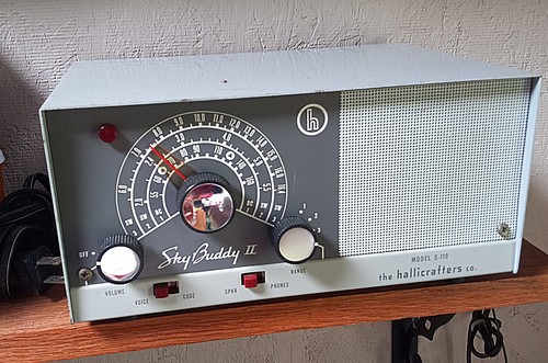 Hallicrafters Sky Buddy Vintage S-119 Radio Receiver - Restored And Working. 