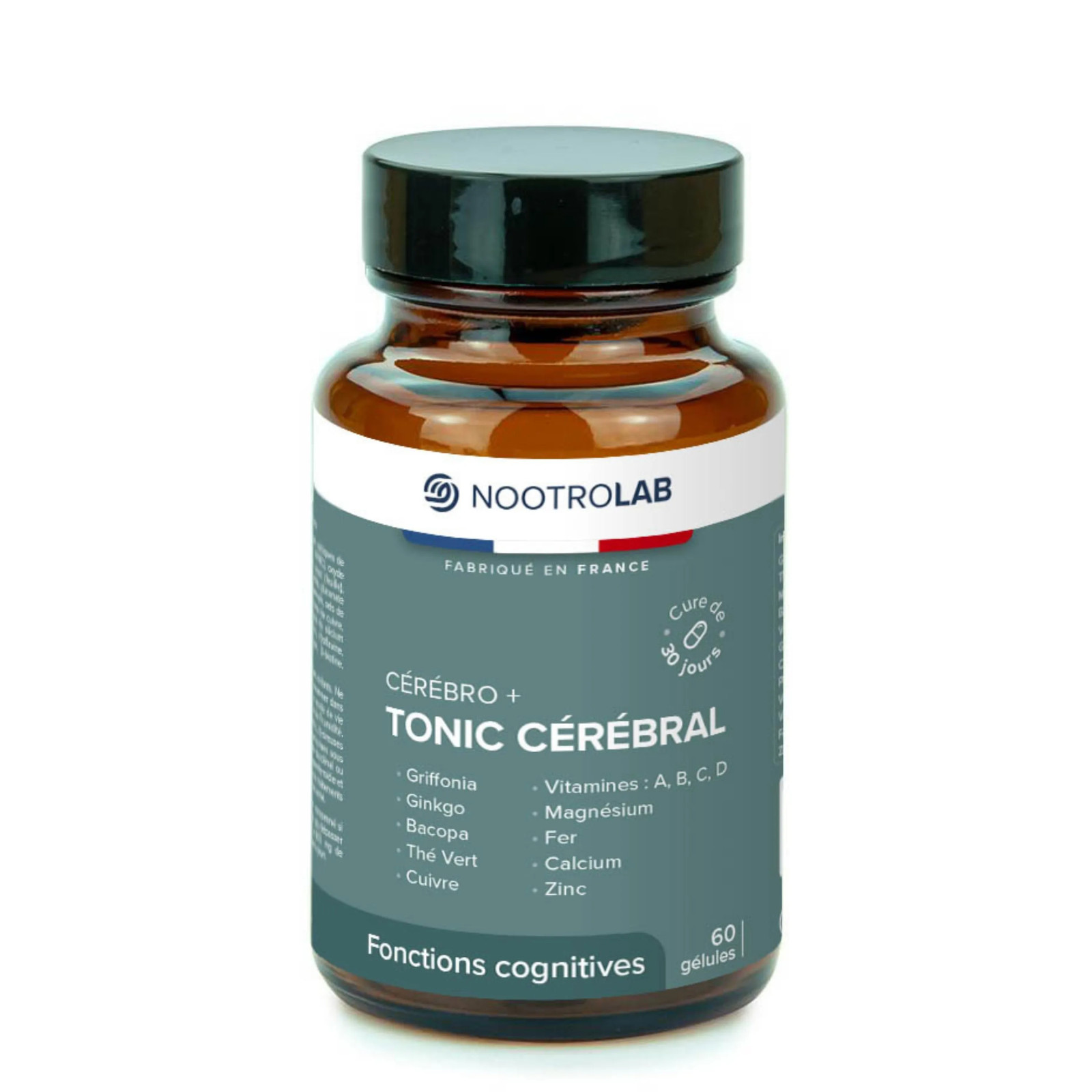 Cérebro + Tonic Cérébral contre la fatigue intellectuelle et les trous de mémoire