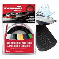 MEGAWARE KEELGUARD USA-Made, Original DIY Keel Protector, 9ft Black