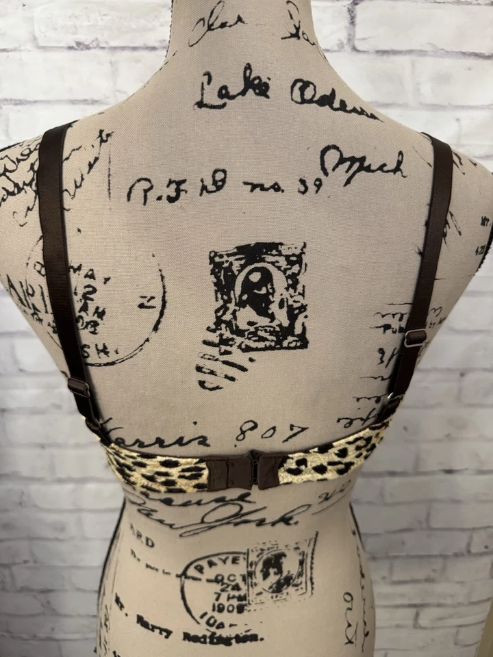 Sujetador Wacoal 36D Sin Costuras Halo Leopardo Estampado Con Aros Sin Forro 65146 Foto 3 de 4