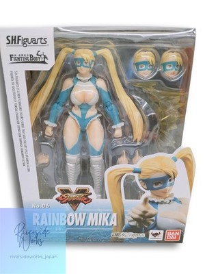 BANDAI Street Fighter Rainbow Mika S.H.F No.06 Actionfigur
