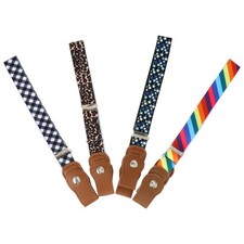 Kids Elastic Waist Belt Adjustable Fashion Waistband for Dresses Assorted Colors