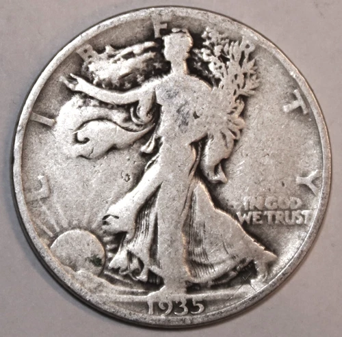 1935-P Walking Liberty Half Dollar - Very Good - #1048EC