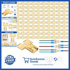 Quick Disconnect Spade Connector 100 Pcs Male Female Brass Electrical Adapters