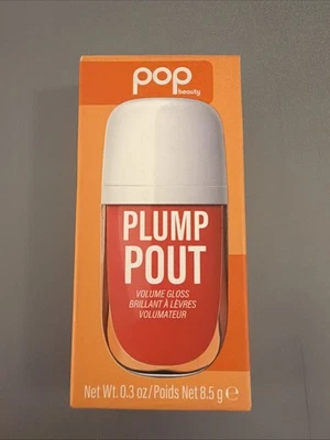 Brillo de labios POP BEAUTY Plump Pout Volume ~ Sandía WOW ~ SELLADO ¡NUEVO EN CAJA! - Imagen 1 de 2