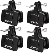 AGPTEK Bike Brake Pads, 1.18 *0.16*1.38 inches (L*W* H), Black 
