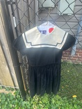 Vintage 1950s/1960s Celeste New York Black Velvet Child Size 6 Dress