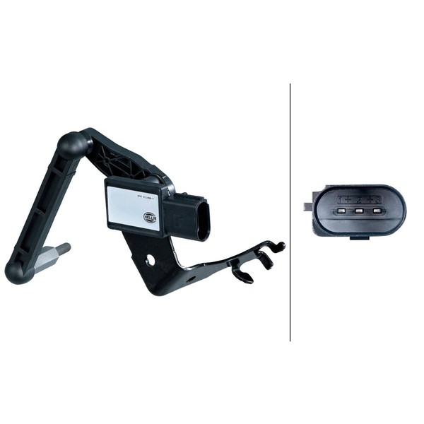Sensor Leuchtweitenregulierung Vorderachse Rechts 3-Polig Hella FüR U.A. Audi Q5-image