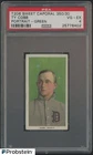 T206 Ty Cobb HOF Portrait Green Sweet Caporal 350 Subjects PSA 4 