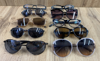 Eyeglasses Lot of 10 Foster Grant Calvin Klein Warby Parker Tifosi Mixed Brands