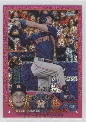 2023 Topps Chrome Magenta Speckle Refractor /350 Kyle Tucker #6 3c2